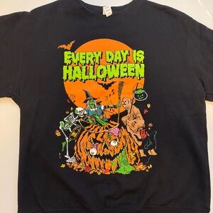 Every Day is Halloween shirt goth punk sweatshirt horror movies